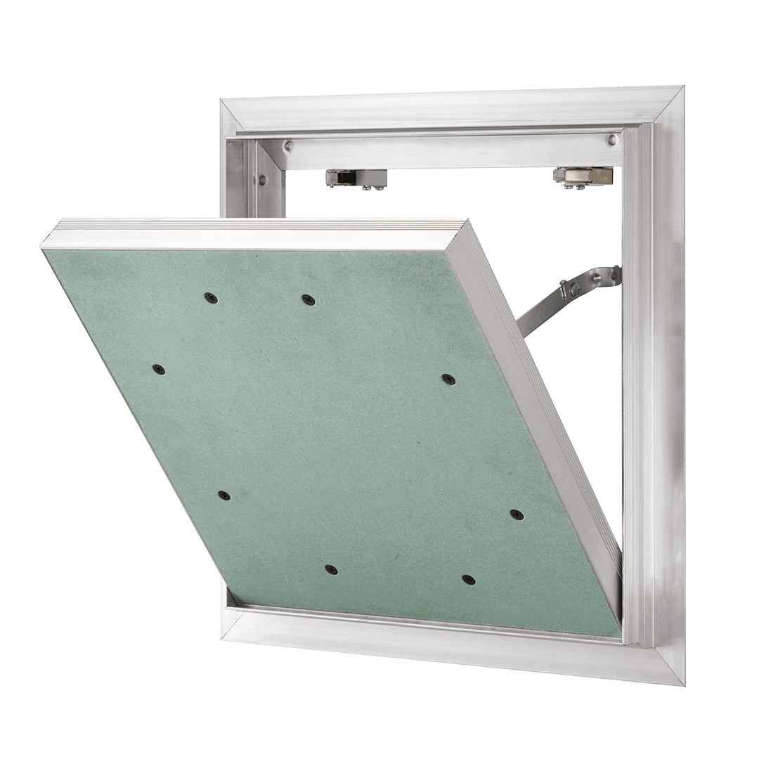 22-988.png Revisionsklappe Alu Quattro aus Aluminium, luftdicht, schlagregendicht und rauchdicht, 200×200 bis 600×600 mm