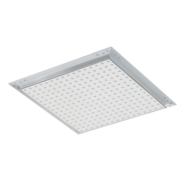 Perforierte Revisionsklappe Tempo Eco Star mit 8/18 R Gipskartonplatte, Deckenmontage